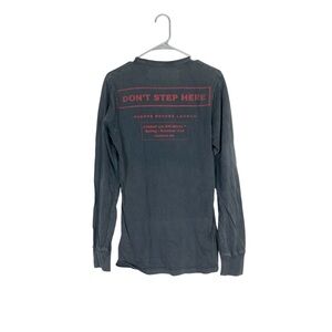 Off-White Black Analog Art Dad long sleeve T-Shirt, Victor Abloh, 2013, X-Small